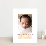 "our rainbow" - Birth Announcements in Rose by Angela Garrick - Front