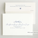 "Daisy Toile" - Birth Announcements in Bluebird by Susan Zinader - FREE Recipient Addressing