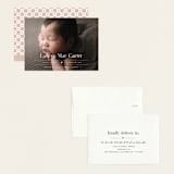 "Heart" - Birth Announcements in Blush by Pixel and Hank - Assembled