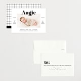 "Bold Name Frame" - Birth Announcements in Ash by Alethea and Ruth - Assembled