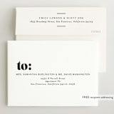 "Bold Name Frame" - Birth Announcements in Ash by Alethea and Ruth - FREE Recipient Addressing