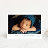 "With Love" - Birth Announcements in Lake by Vanessa Doyle - Front