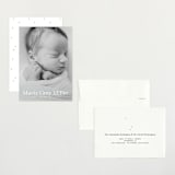 "simple in serif" - Birth Announcements in Snow by Bramble Studio - Assembled
