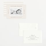 "Classical" - Birth Announcements in Cream by Hooray Creative - Assembled