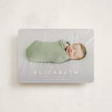 "Sweet Love" - Birth Announcements in Sugar by Juneau Designs - Front