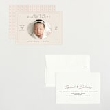 "Prim" - Birth Announcements in Petal by Melissa Egan of Pistols - Assembled