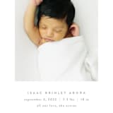 "Noble" - Birth Announcements in Slate by JoAnn Jinks - Detail