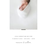 "Cole" - Birth Announcements in Forest by Blustery August - Detail