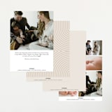 "Happy Overlay" - Birth Announcements in Linen by Kelly Schmidt - Back of Card Options