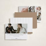 "Crested" - Birth Announcements in Fawn by mo kelley - Back of Card Options