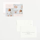 "Modern Collection" - Birth Announcements in Blush by Carolyn MacLaren - Assembled