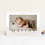 "Big News" - Birth Announcements in Ivory by Maria Hilas-Louie - Front