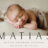 "Big News" - Birth Announcements in Ivory by Maria Hilas-Louie - Detail