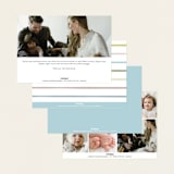 "Spring Blooms" - Birth Announcements in Daffodil by Alice Nelen - Back of Card Options