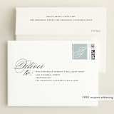 "Precious Script" - Birth Announcements in Sugar by Jessica Williams - FREE Recipient Addressing