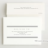 "Minimalist Stripes" - Birth Announcements in Cloud by Nicole Walsh - FREE Recipient Addressing