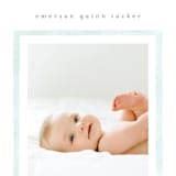 "Golightly" - Birth Announcements in Mint by Lauren Chism - Detail