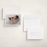 "Portraiture" - Birth Announcements in Rose by Alexandra Cohn - Assembled