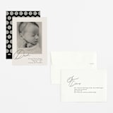 "Dashing" - Birth Announcements in Vanilla by Olivia Raufman - Assembled