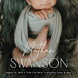 "Focus" - Birth Announcements in Snow by Yaling Hou Suzuki - Detail