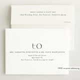 "Modern Name" - Birth Announcements in Linen by Erica Krystek - FREE Recipient Addressing