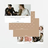"Little Heart" - Birth Announcements in Caramel by Corinne Malesic - Back of Card Options