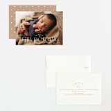 "Little Heart" - Birth Announcements in Caramel by Corinne Malesic - Assembled