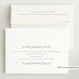 "Baby Frame" - Birth Announcements in Cornflower by Chris Griffith - FREE Recipient Addressing