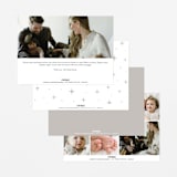 "raclette" - Birth Announcements in Marshmallow by chocomocacino - Back of Card Options