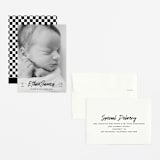 "Just The Facts" - Birth Announcements in Volcano by Owl and Toad - Assembled