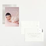 "Angel" - Birth Announcements in White by Phrosné Barwood - Assembled