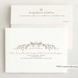 "Sweet Floral Vine" - Birth Announcements in Blush by Susan Moyal - FREE Recipient Addressing