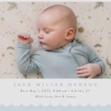 "Charmed" - Birth Announcements in Sky by Nicoletta Savod - Detail