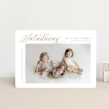 "Inspired Introduction" - Birth Announcements in Wheat by Carolyn MacLaren - Front