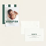 "Boldly Named" - Birth Announcements in Forest by Anna Elder - Assembled