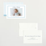 "Little Darling" - Birth Announcements in Baby Blue by Alston Foster - Assembled