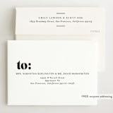 "Bold Name Frame" - Birth Announcements in Ash by Alethea and Ruth - FREE Recipient Addressing