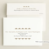 "Stacked Name" - Birth Announcements in Cloud by Alethea and Ruth - FREE Recipient Addressing