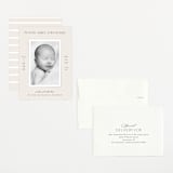 "Classical" - Birth Announcements in Cream by Hooray Creative - Assembled