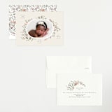 "Wildflower" - Birth Announcements in Eggshell by Itsy Belle Studio - Assembled