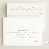 "Big News" - Birth Announcements in Ivory by Maria Hilas-Louie - FREE Recipient Addressing
