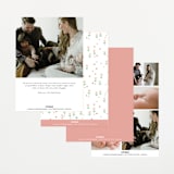 "tiny blooms" - Birth Announcements in Spring by Phrosné Barwood - Back of Card Options