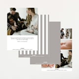 "certified cute" - Birth Announcements in Snow by Sara Hicks Malone - Back of Card Options