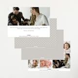 "the edit" - Birth Announcements in Simply White by Sara Hicks Malone - Back of Card Options