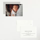 "the edit" - Birth Announcements in Simply White by Sara Hicks Malone - Assembled