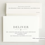 "the edit" - Birth Announcements in Simply White by Sara Hicks Malone - FREE Recipient Addressing