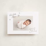 "Written" - Birth Announcements in Sand by Pixel and Hank - Front