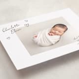 "Written" - Birth Announcements in Sand by Pixel and Hank - Detail