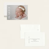 "Close Up" - Birth Announcements in Cotton by Angela Thompson - Assembled