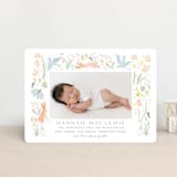 "Baby Garden" - Birth Announcements in Sky by Eve Schultz - Front